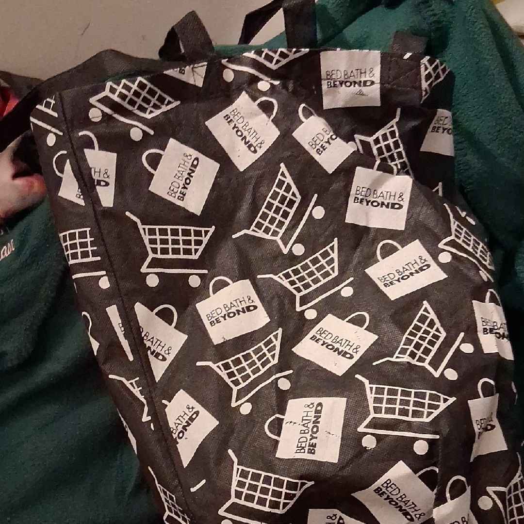 Bed Bath  Beyond Black And White Shopping Bag